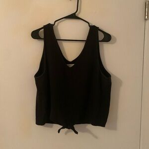 Madewell tie front top